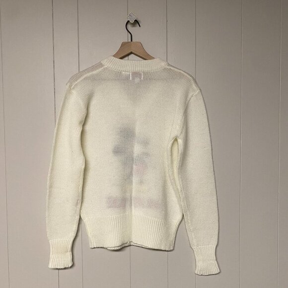Vintage 70's Mickey Mouse Disney Character Fashions V-Neck Sweater/Jumper, SMALL - Picture 2 of 6